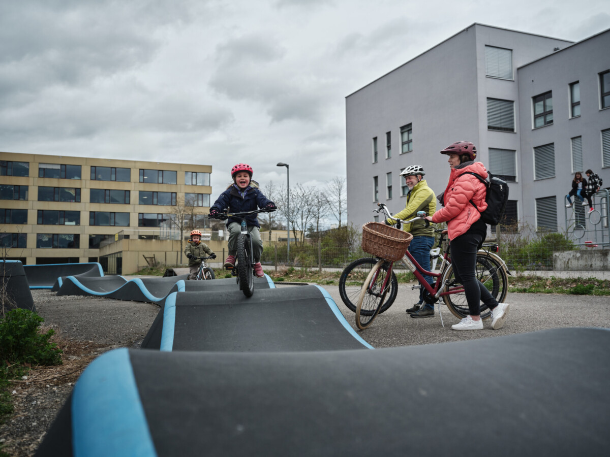 Zum Velofahren stimulieren