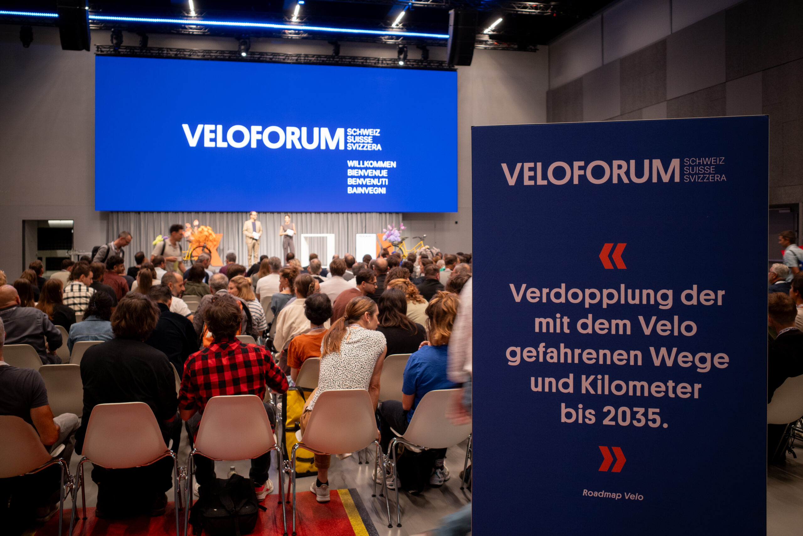 Am Veloforum Schweiz steht die Verdoppelung der mit dem Velo gefahrenen Strecken bis 2035 im Zentrum.